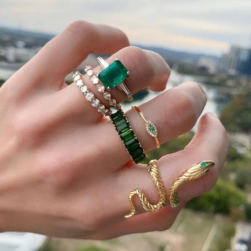 Snake Ring Set