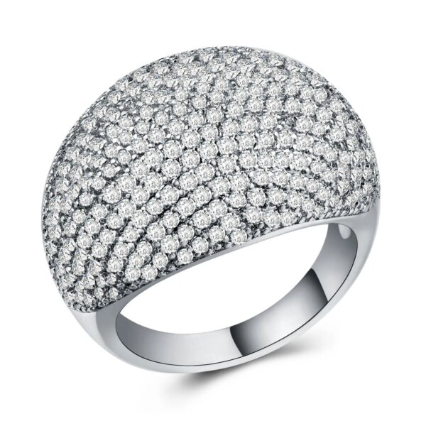 Bague fantaisie femme grandes bagues en CZ de haute qualité pour femmes