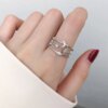 33103-07813e.jpg Bague fantaisie femme en argent Sterling 925 avec pompon lune pour femme
