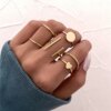 Bague fantaisie femme ensemble de bagues en forme de cœur pour femmes, Vintage