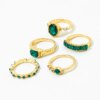 33309-d4a469.jpg Bague fantaisie femme ensemble de bagues en cristal vert pour femmes, plaqué or