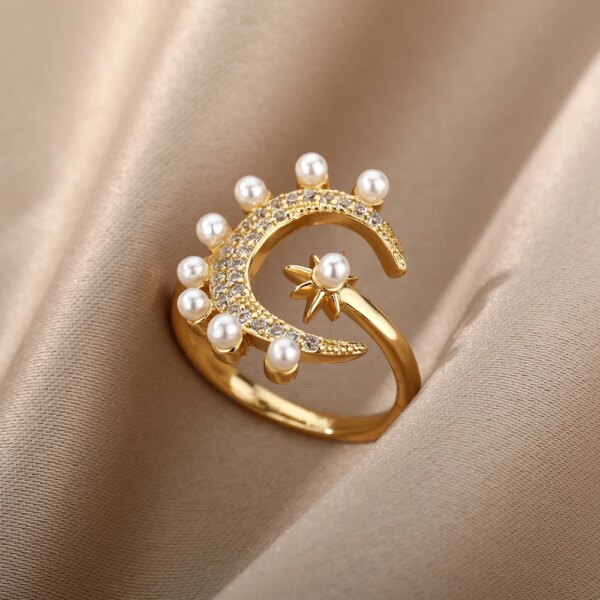 Bague fantaisie femme porte-bonheur mauvais œil bleu turc pour femmes