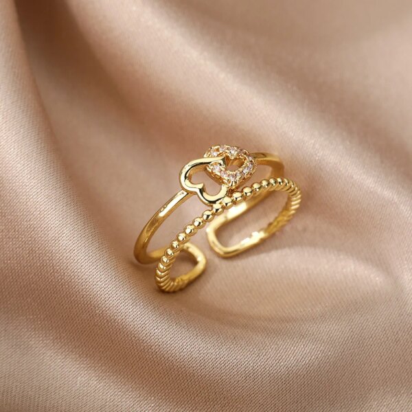 Bague fantaisie femme porte-bonheur mauvais œil bleu turc pour femmes