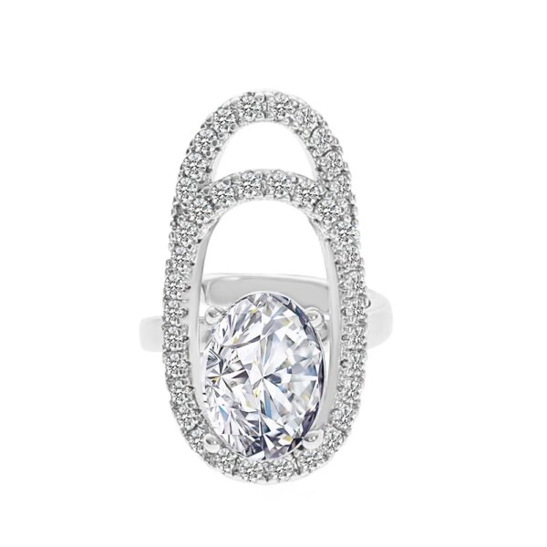 33987-44447a.jpg Bague fantaisie femme d'ongle en Zircon incrusté de cuivre, anneau de manucure plaqué or pour femmes