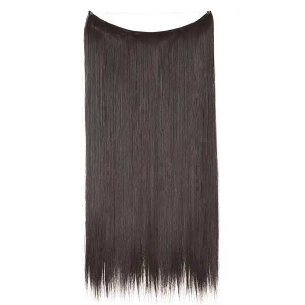 extension cheveux synthétique sans Clip, postiche Ombre SARLA artificielle naturelle