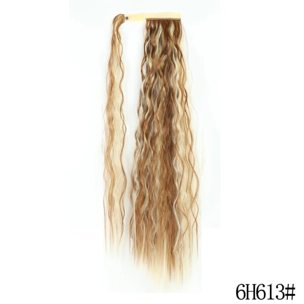 extension cheveux synthétiques, postiche longue et lisse