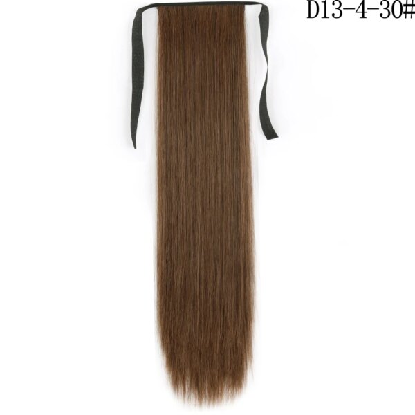 extension cheveux synthétiques, postiche longue et lisse