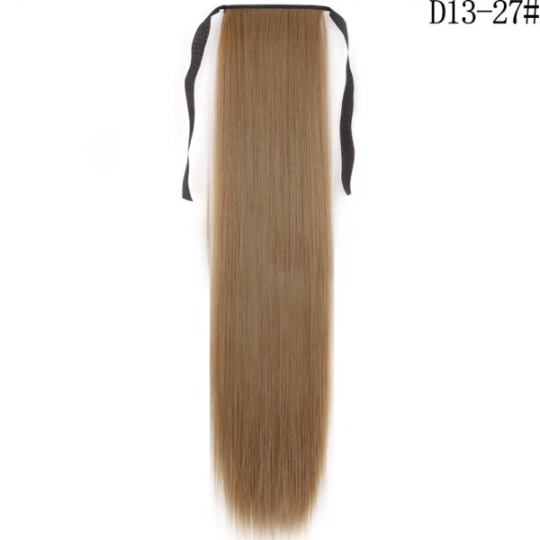 extension cheveux synthétiques, postiche longue et lisse