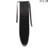 extension cheveux synthétiques, postiche longue et lisse