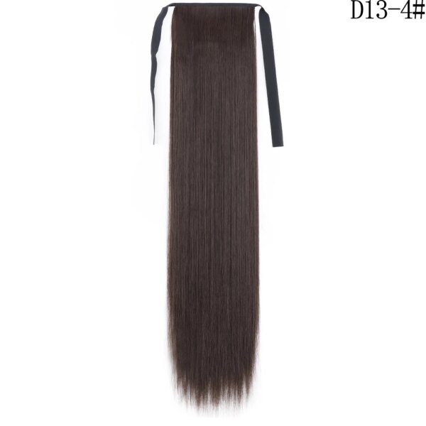 extension cheveux synthétiques, postiche longue et lisse