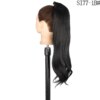 extension cheveux synthétiques, postiche longue et lisse