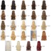 perruque synthétiques à 5 Clips, coiffures naturelles longues et ondulées