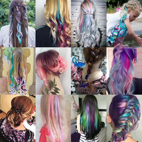postiche cheveux synthétique lisse et longue pour femme