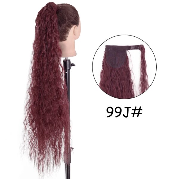 extension cheveux synthétique à Clip 34 pouces
