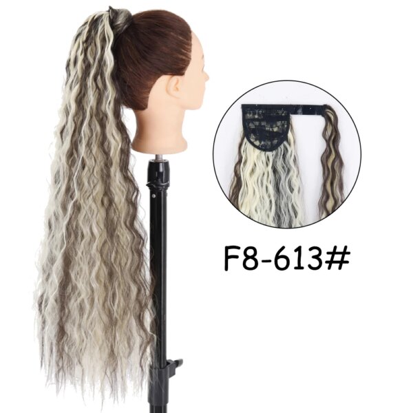 extension cheveux synthétique à Clip 34 pouces