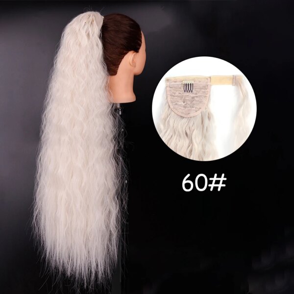 extension cheveux synthétique à Clip 34 pouces