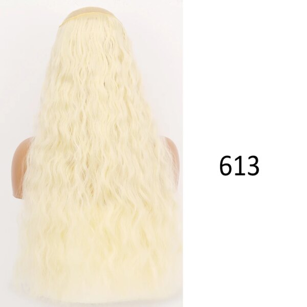 perruque synthétiques à 5 Clips, coiffures naturelles longues et ondulées