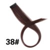 postiche cheveux synthétique lisse et longue pour femme