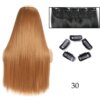 Queue de cheval synthétiques pour femme, postiche longue, lisse