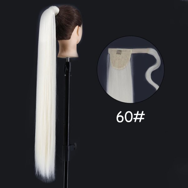 extension cheveux synthétique à Clip 34 pouces