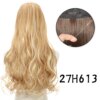 perruque synthétique naturelle sans Clips, postiche synthétique longue et lisse