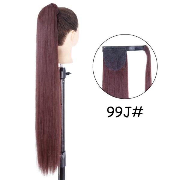 extension cheveux synthétique à Clip 34 pouces
