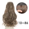 perruque synthétique naturelle sans Clips, postiche synthétique longue et lisse