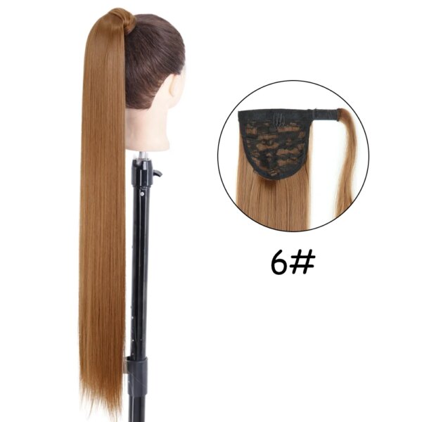 extension cheveux synthétique à Clip 34 pouces