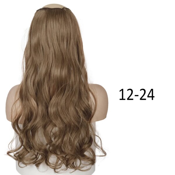 perruque synthétiques à 5 Clips, coiffures naturelles longues et ondulées