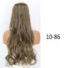 perruque synthétiques à 5 Clips, coiffures naturelles longues et ondulées