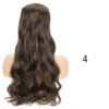 perruque synthétiques à 5 Clips, coiffures naturelles longues et ondulées