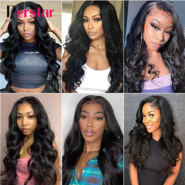 tissage bresilien naturel Remy Body Wave – Perstar, 8-28 pouces
