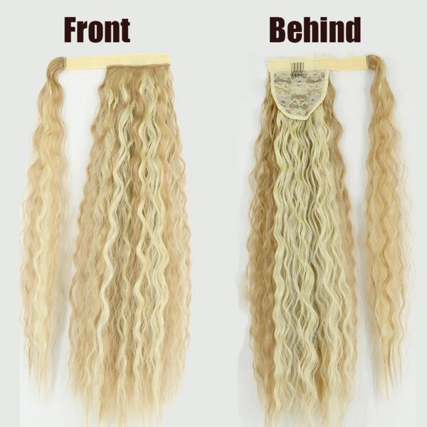 35617-d3a48f.jpg postiche queue de cheval synthétique longue ondulée en maïs pour femmes