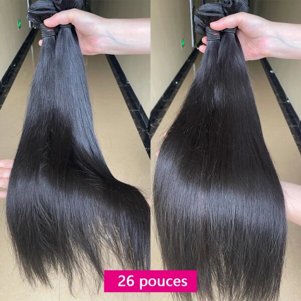 extension cheveux 30 32 Pouce Tissage Bresilien
