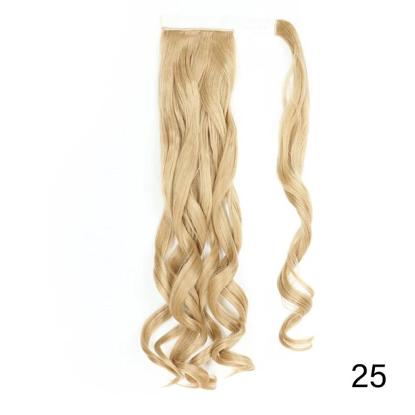 extension cheveux synthétiques longues et droites