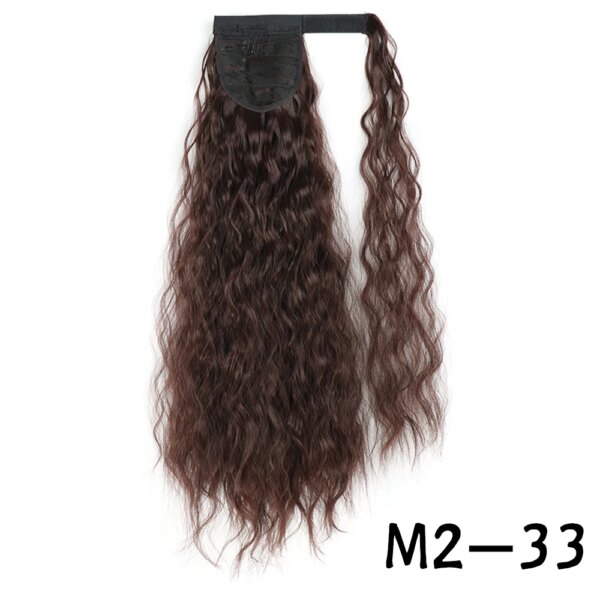 extension cheveux synthétiques longues et droites
