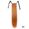 extension cheveux synthétiques longues et droites