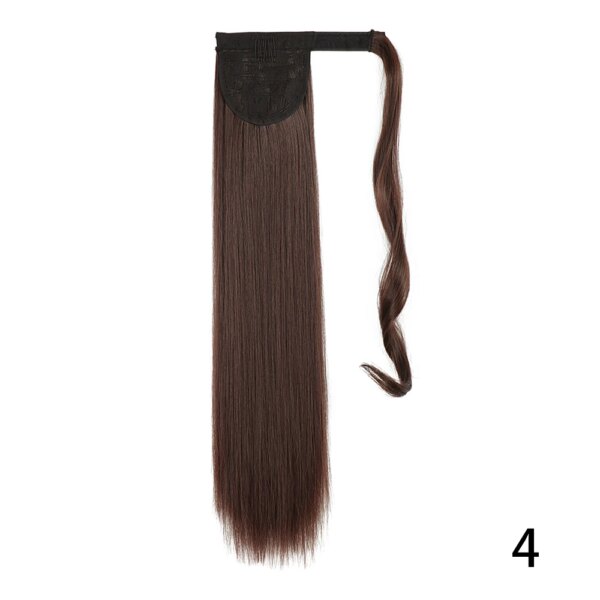 extension cheveux synthétiques longues et droites