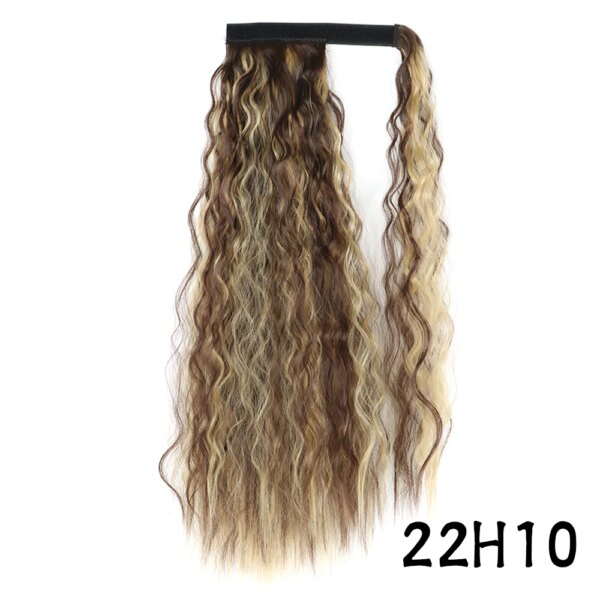 extension cheveux synthétiques longues et droites