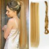 extension cheveux synthétique longue et lisse