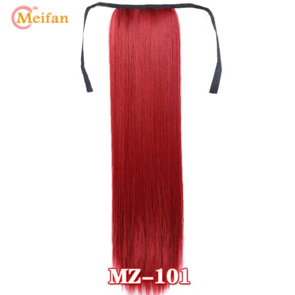 extension cheveux synthétiques, postiche Afro longue, crépue et bouclée, queue de cheval avec pince à cordon