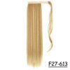 extension cheveux Synthétiques, Queue de Cheval Longue et Lisse