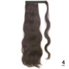 extension cheveux Synthétiques, Queue de Cheval Longue et Lisse