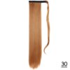 extension cheveux Synthétiques, Queue de Cheval Longue et Lisse