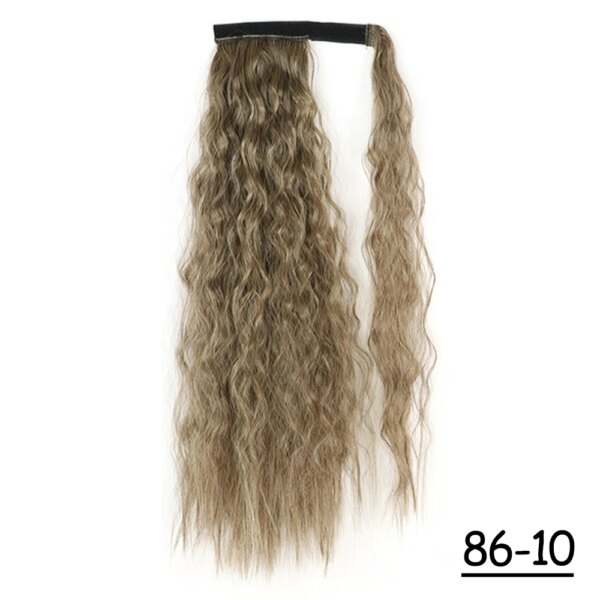 extension cheveux Synthétiques, Queue de Cheval Longue et Lisse