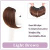 extension cheveux synthétiques en forme de V pour femmes