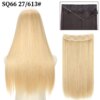 extension cheveux synthétiques invisibles, naturelles, ondulées