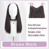 extension cheveux synthétiques en forme de V pour femmes