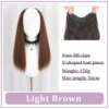 extension cheveux synthétiques en forme de V pour femmes