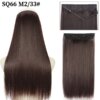 extension cheveux synthétiques invisibles, naturelles, ondulées
